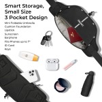 LAIMEIWEE Fanny Pack for Women & Men, Water-Resistant Crossbody Belt Bag with Adjustable Strap, Small Waist Pack for Travel, Running, Hiking & Workout